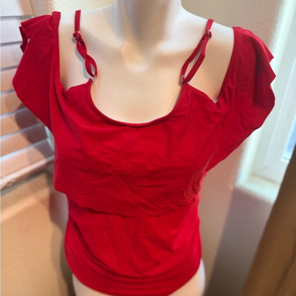 Boohoo Drape Sleeve Maternity swimsuit‎